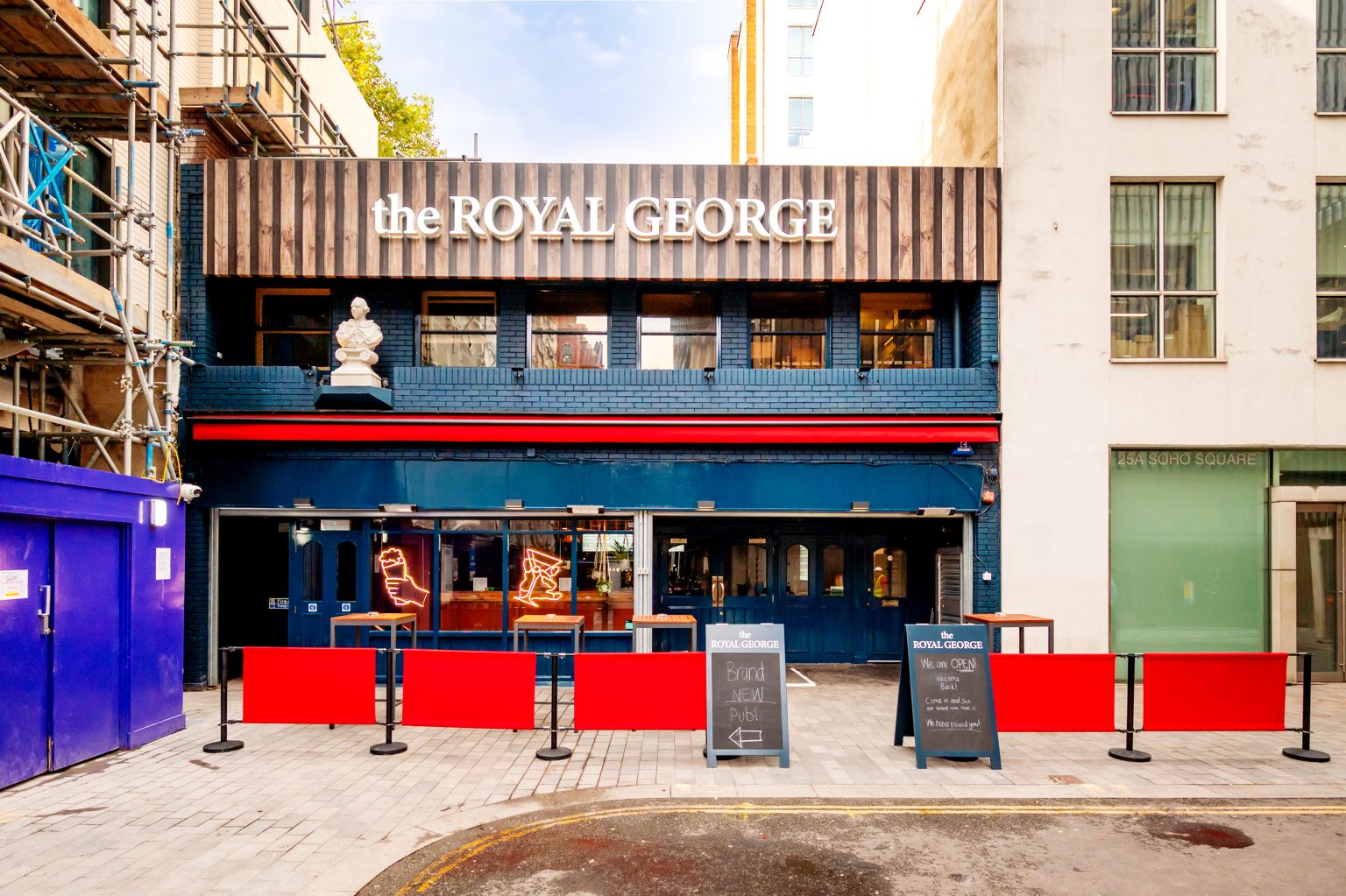 Historic pub, The Royal George, reopens with a fresh new look!