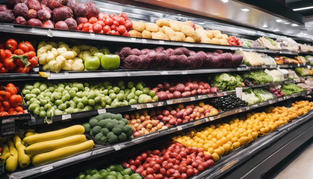UK Food Supply 2026: Where Britain’s Food Comes From UK food supply in 2026 showing British produce and imported food in a supermarket